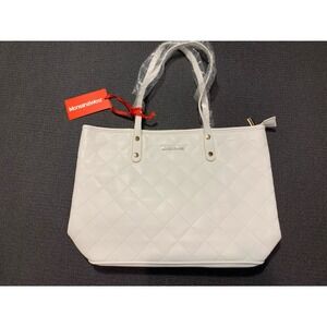 New Montana‎ West Quilted Tote Bag Designer Purse Handbag Shoulder Bag Large